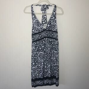 vintage floral halter dress